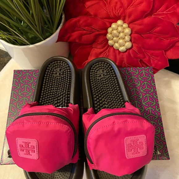 TORY BURCH POCKET SPORT SLIDE NYLON - Picture 6 of 8